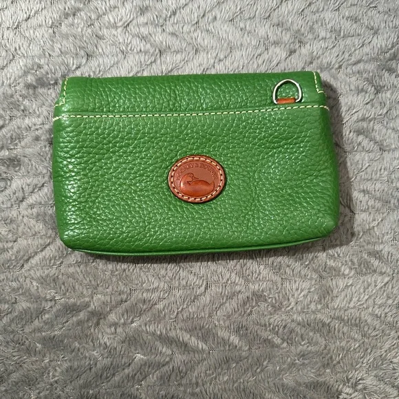 Dooney and Bourke Green Pebble Grain Leather Mini Purse - Picture 2 of 5